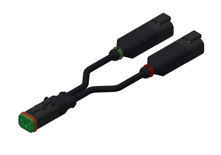 Deutsch DT Y-Verteiler PERES